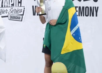 brasileira, conquistou, medalha, de ouro, etapa, China, Pre-Olímpico, competição, pontos, ranking, classificatório, Jogos, Paris